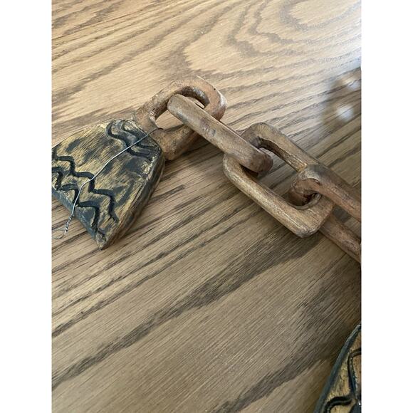 Vintage Hand Carved Wooden Parrot Mahogany Signed Boca Da Valeria Wall Hanging - Picture 3 of 6